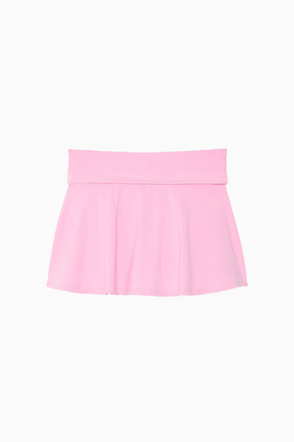 PINK x LoveShackFancy Cotton Foldover Flirty Skirt