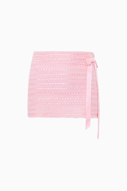 Wyana Woven Cotton Mini Skirt