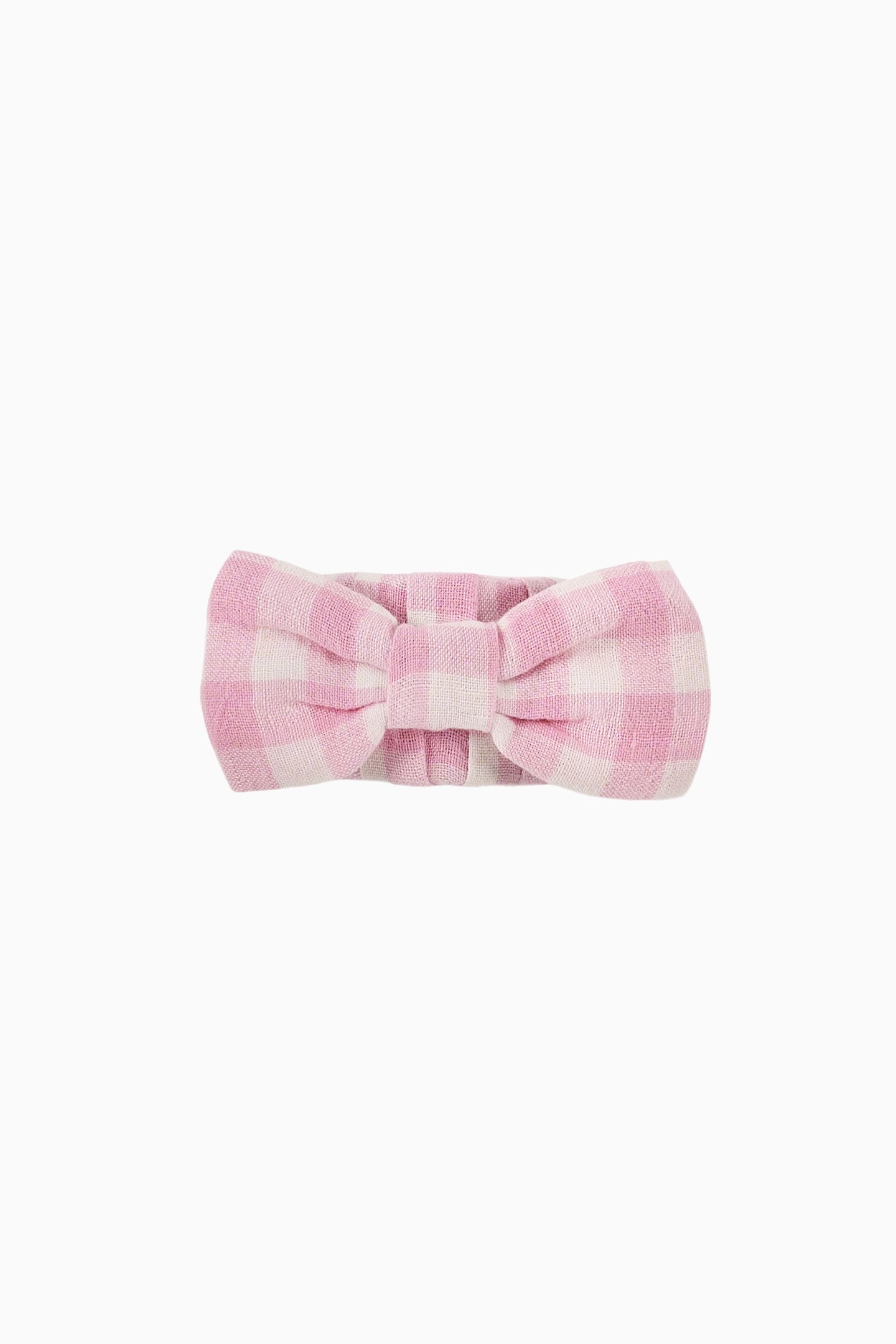 Yarn Dye Gingham Bow Napkin Rings - Set of 4