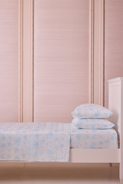 Floral Cotton Sateen Sheet Set