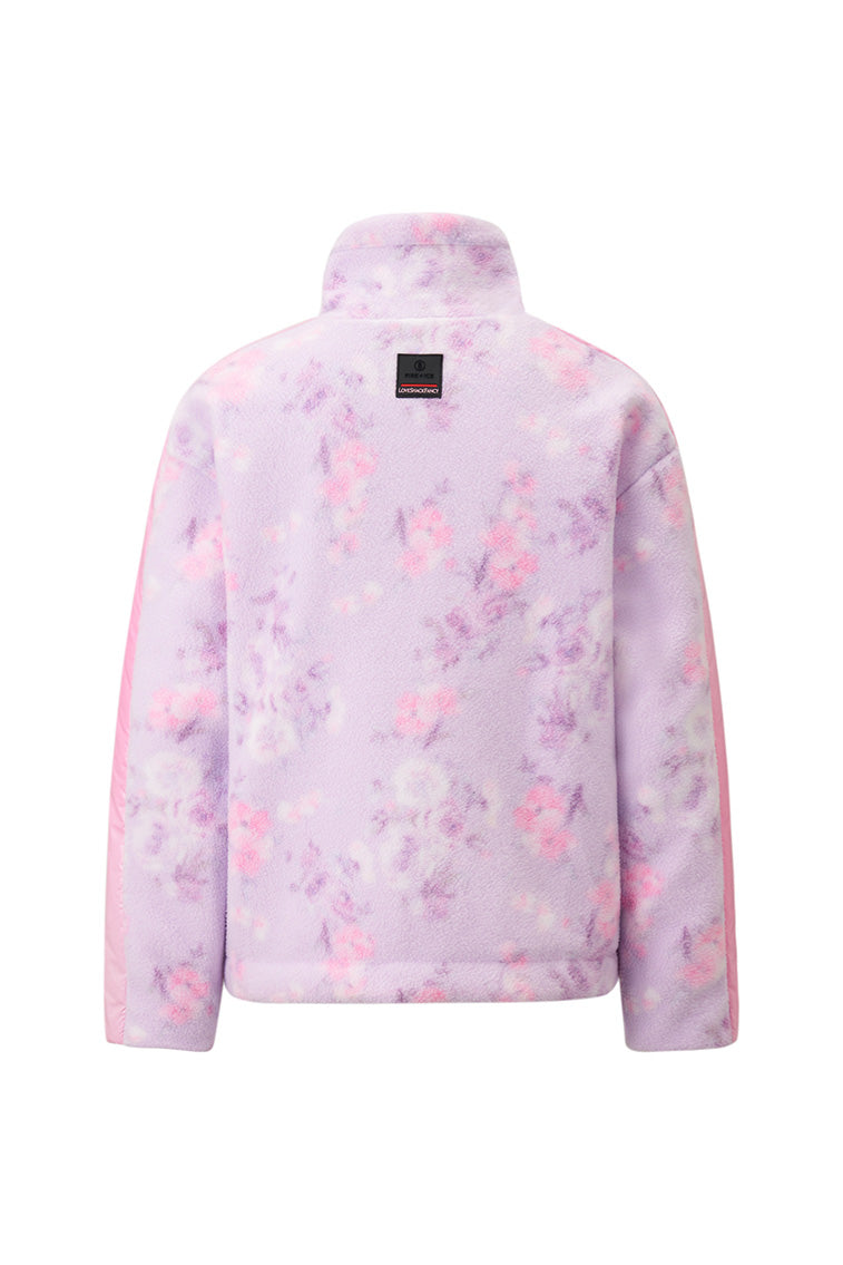BOGNER FIRE+ICE x LoveShackFancy Ninetta Fleece Jacket - HIBISCUS