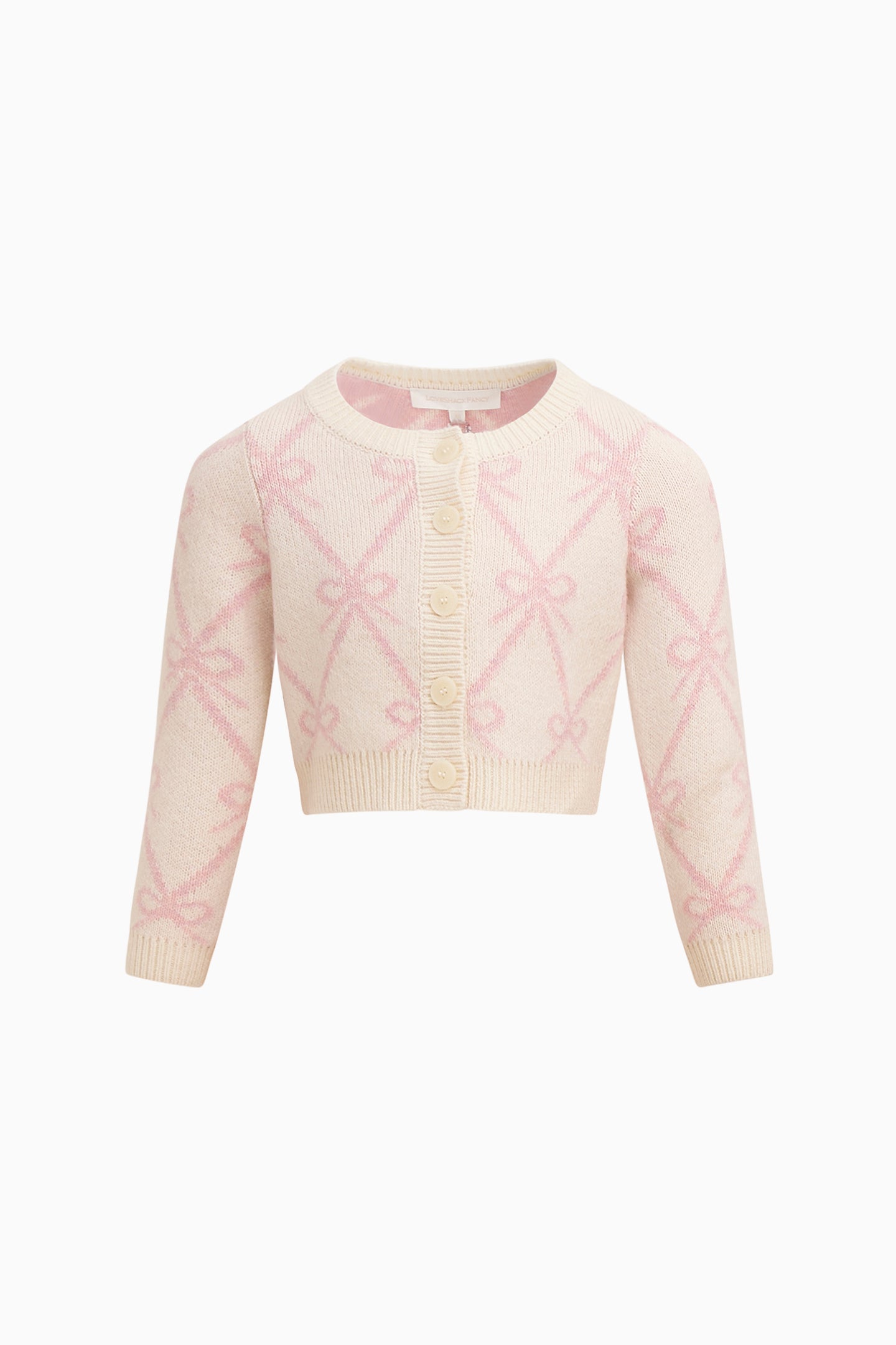 Girls Hani Knit Bow Cardigan