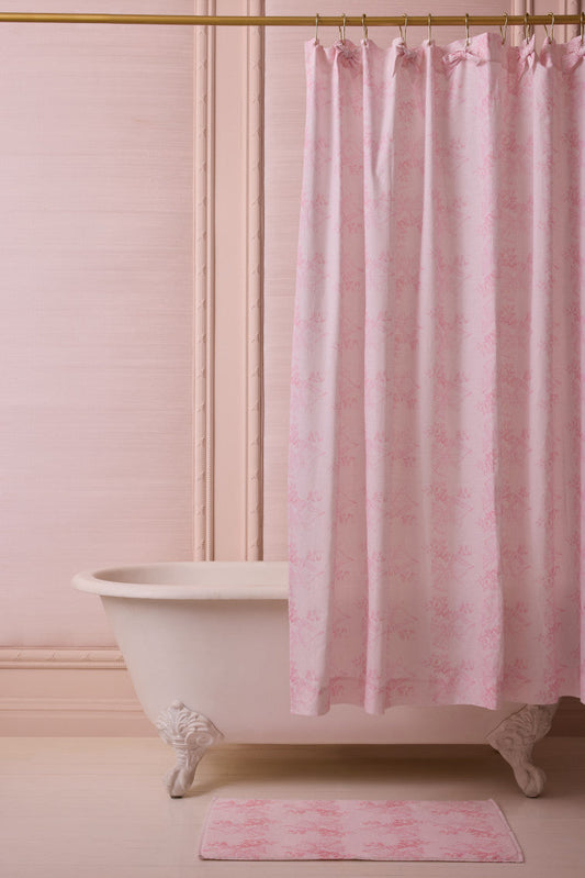 Linen Bow Shower Curtain