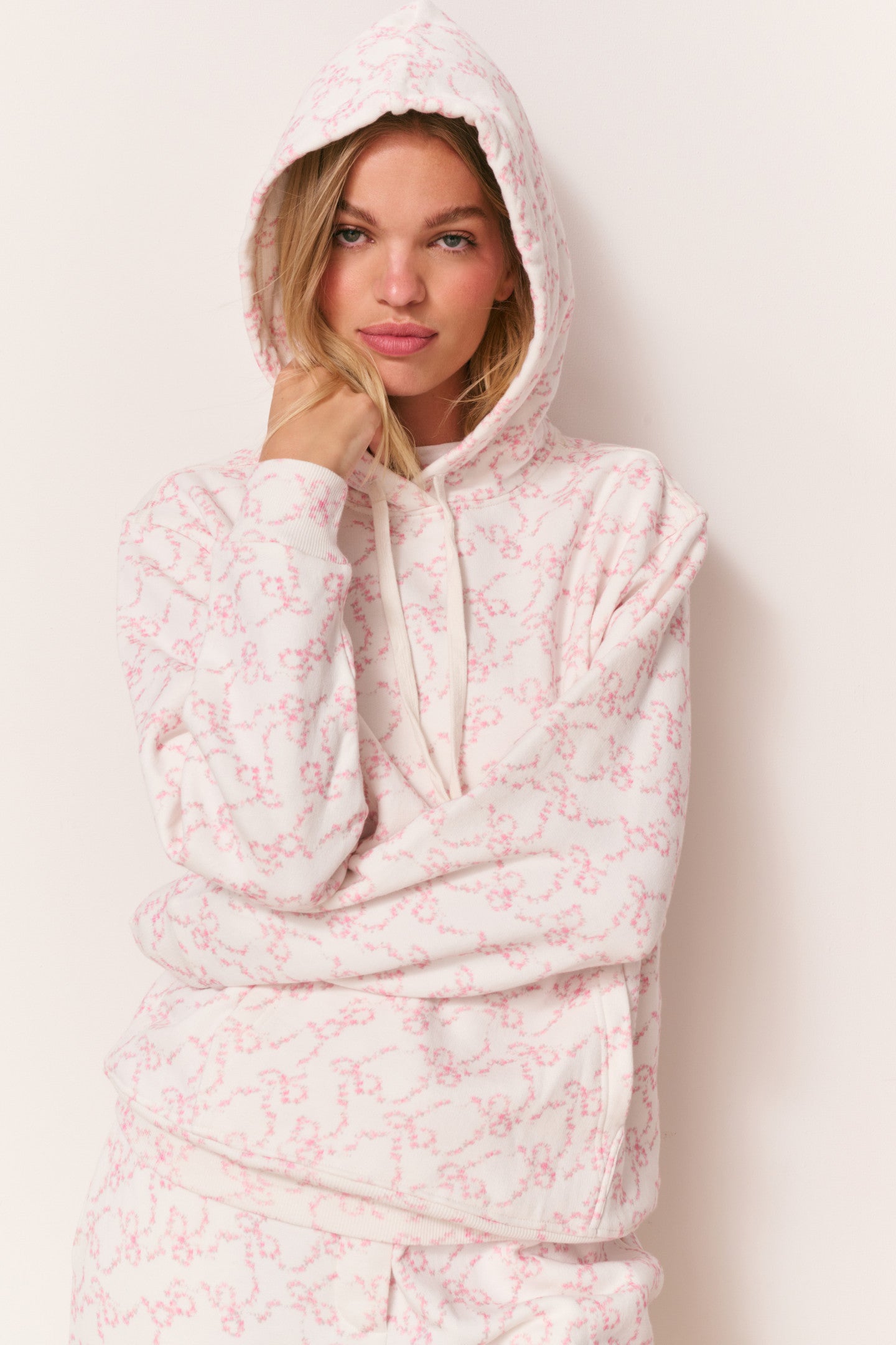 Nacova Floral Cotton Hoodie