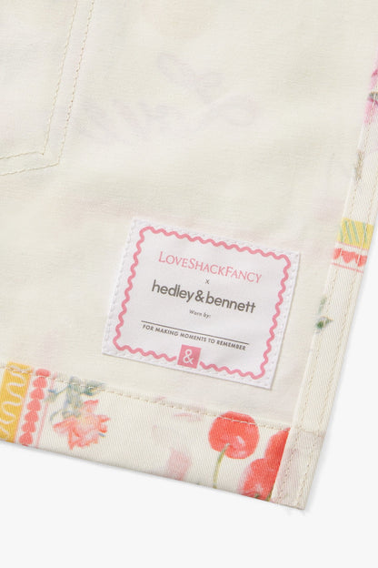 LoveShackFancy X Hedley & Bennett Pink Parfait Apron