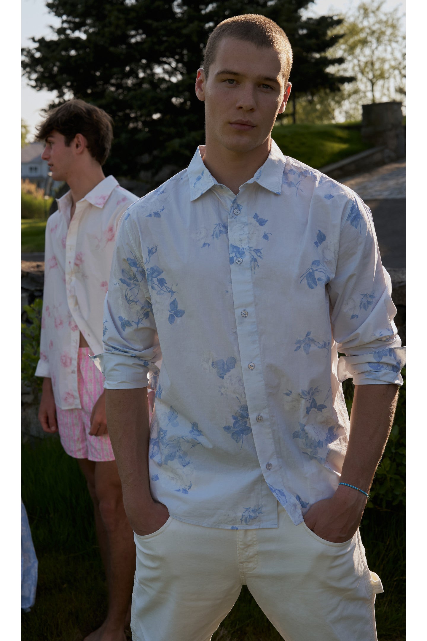 Hudley Cotton Unisex Shirt - WHISPER BLUE